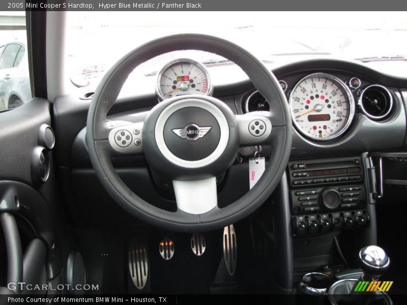 Hyper Blue Metallic / Panther Black 2005 Mini Cooper S Hardtop