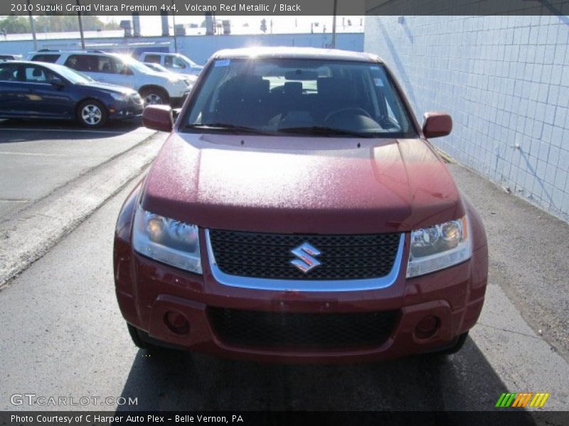 Volcano Red Metallic / Black 2010 Suzuki Grand Vitara Premium 4x4