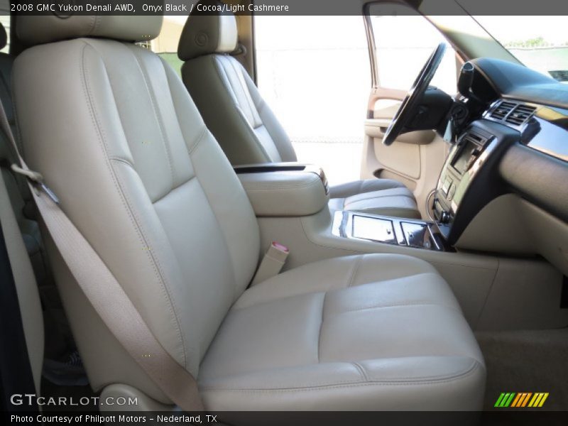 Onyx Black / Cocoa/Light Cashmere 2008 GMC Yukon Denali AWD