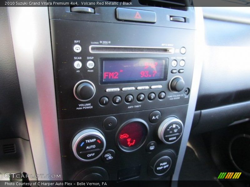 Volcano Red Metallic / Black 2010 Suzuki Grand Vitara Premium 4x4