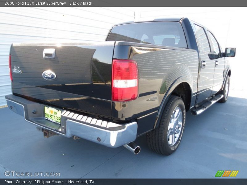 Black / Black 2008 Ford F150 Lariat SuperCrew