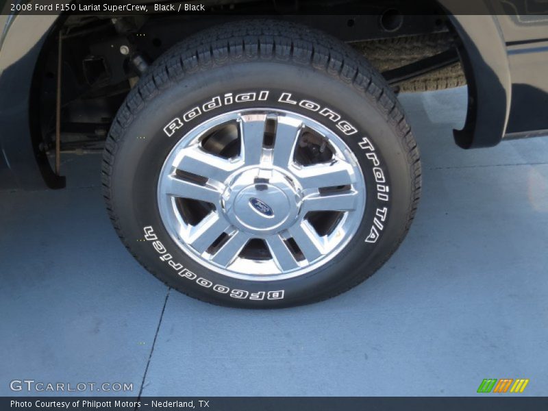 Black / Black 2008 Ford F150 Lariat SuperCrew