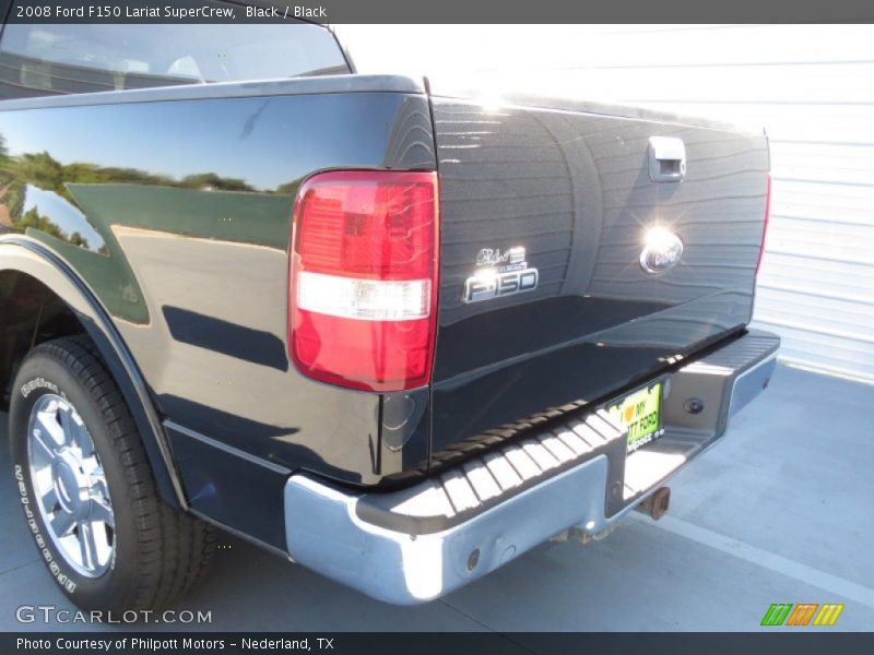 Black / Black 2008 Ford F150 Lariat SuperCrew