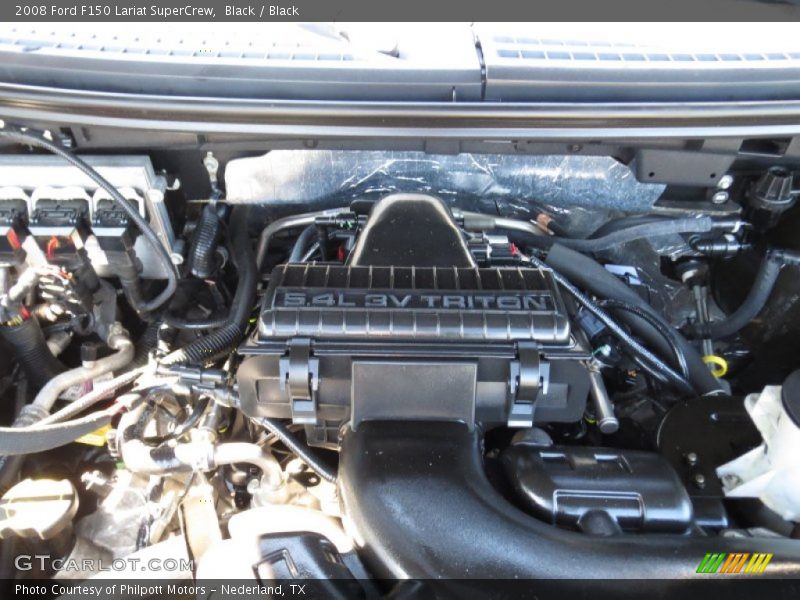 Black / Black 2008 Ford F150 Lariat SuperCrew