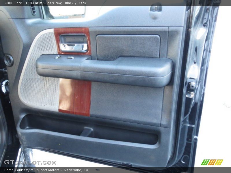 Black / Black 2008 Ford F150 Lariat SuperCrew