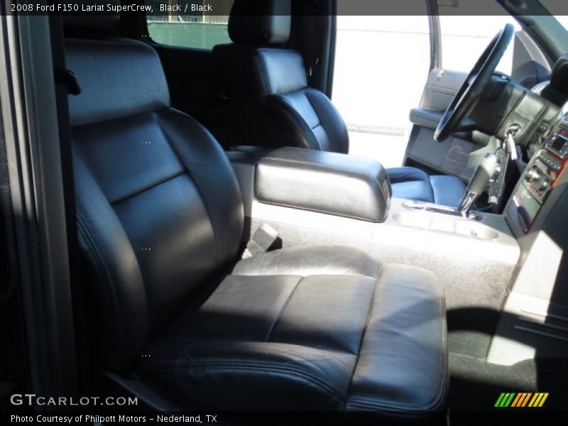 Black / Black 2008 Ford F150 Lariat SuperCrew