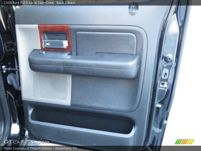 Black / Black 2008 Ford F150 Lariat SuperCrew