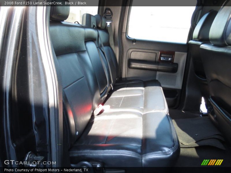 Black / Black 2008 Ford F150 Lariat SuperCrew
