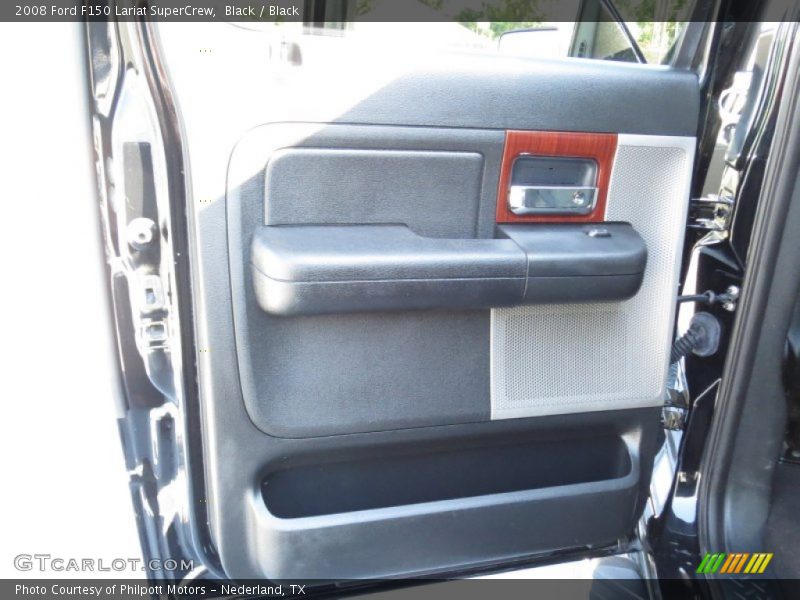 Black / Black 2008 Ford F150 Lariat SuperCrew