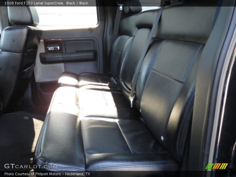 Black / Black 2008 Ford F150 Lariat SuperCrew