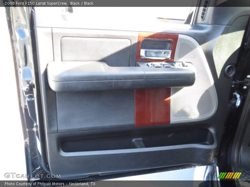 Black / Black 2008 Ford F150 Lariat SuperCrew