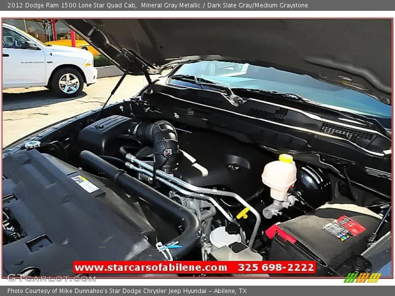 Mineral Gray Metallic / Dark Slate Gray/Medium Graystone 2012 Dodge Ram 1500 Lone Star Quad Cab