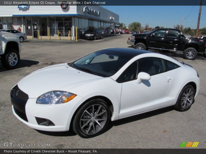 Northstar White / Dark Charcoal 2012 Mitsubishi Eclipse GS Coupe