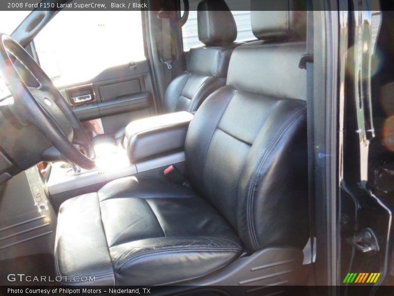 Black / Black 2008 Ford F150 Lariat SuperCrew