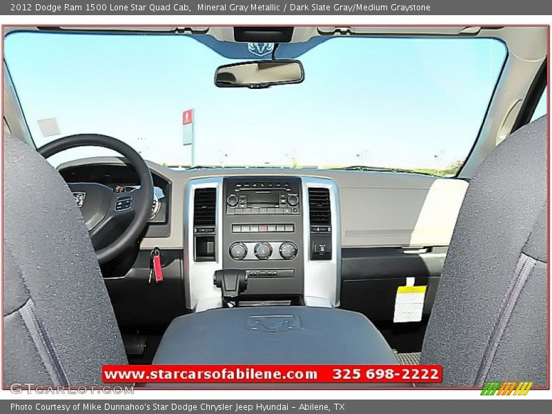 Mineral Gray Metallic / Dark Slate Gray/Medium Graystone 2012 Dodge Ram 1500 Lone Star Quad Cab