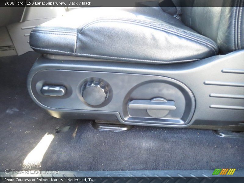 Black / Black 2008 Ford F150 Lariat SuperCrew