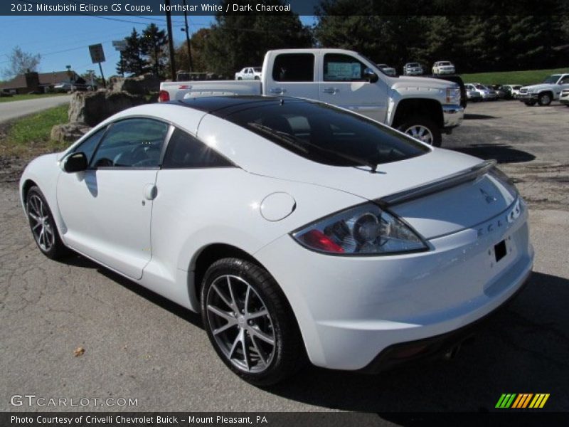 Northstar White / Dark Charcoal 2012 Mitsubishi Eclipse GS Coupe