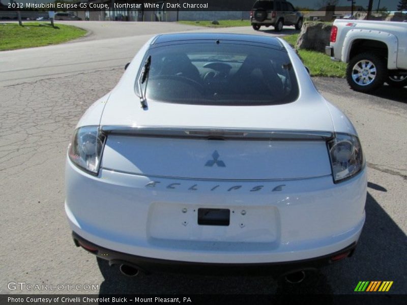 Northstar White / Dark Charcoal 2012 Mitsubishi Eclipse GS Coupe