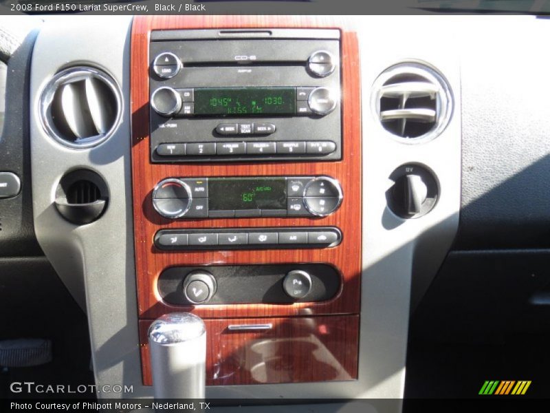 Black / Black 2008 Ford F150 Lariat SuperCrew