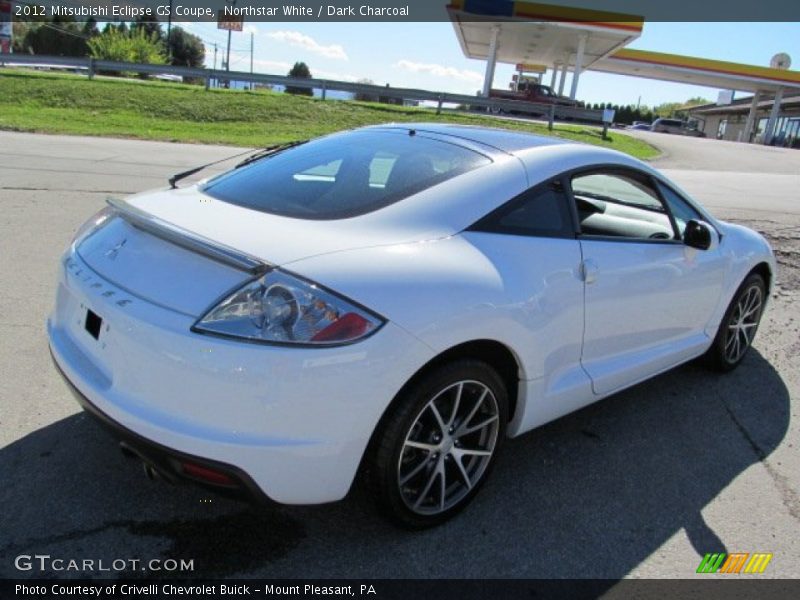 Northstar White / Dark Charcoal 2012 Mitsubishi Eclipse GS Coupe