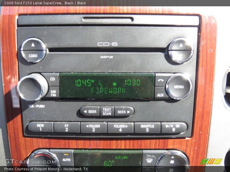 Black / Black 2008 Ford F150 Lariat SuperCrew