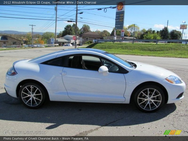 Northstar White / Dark Charcoal 2012 Mitsubishi Eclipse GS Coupe