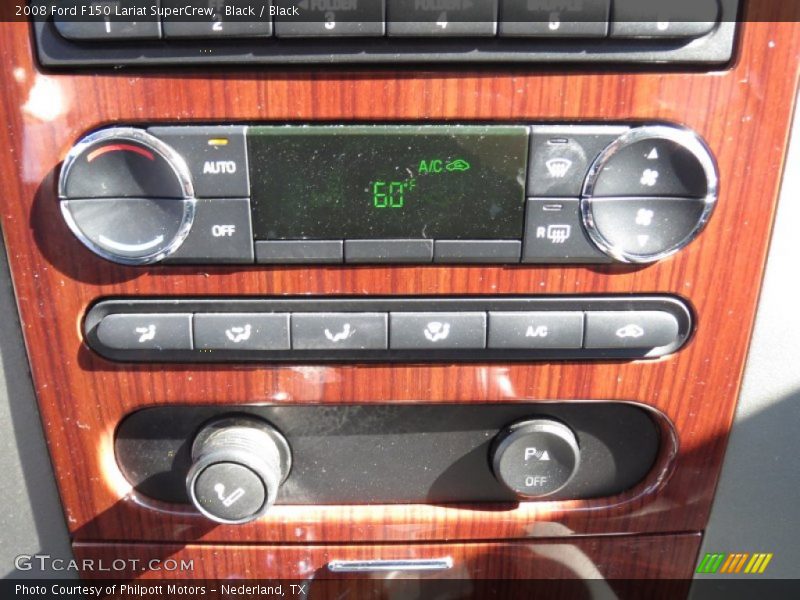 Black / Black 2008 Ford F150 Lariat SuperCrew