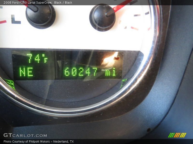Black / Black 2008 Ford F150 Lariat SuperCrew