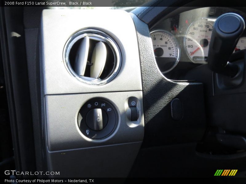 Black / Black 2008 Ford F150 Lariat SuperCrew