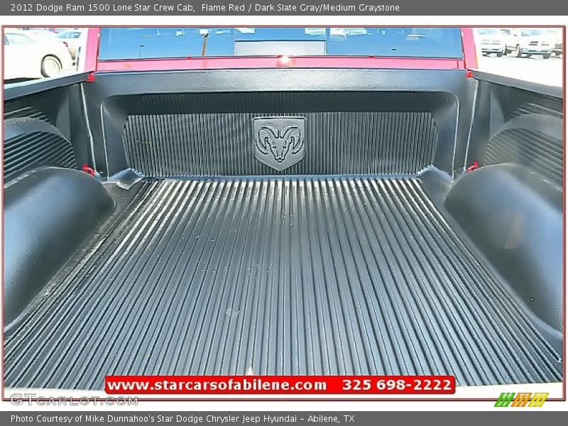 Flame Red / Dark Slate Gray/Medium Graystone 2012 Dodge Ram 1500 Lone Star Crew Cab