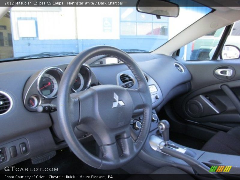 Northstar White / Dark Charcoal 2012 Mitsubishi Eclipse GS Coupe