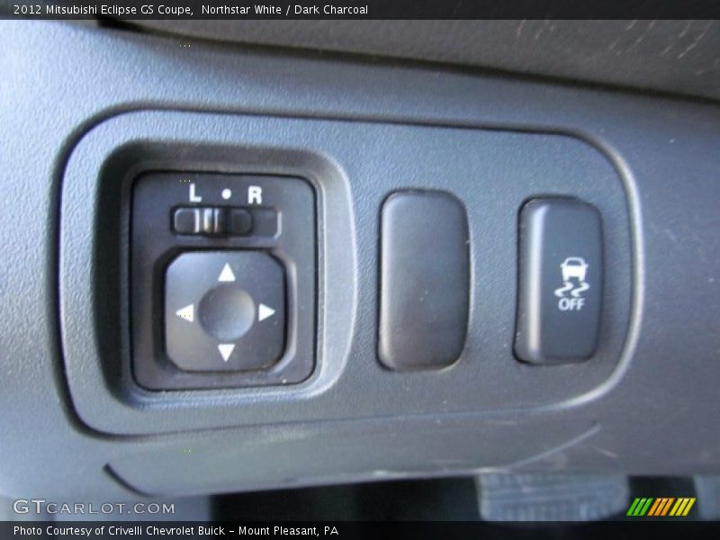 Northstar White / Dark Charcoal 2012 Mitsubishi Eclipse GS Coupe