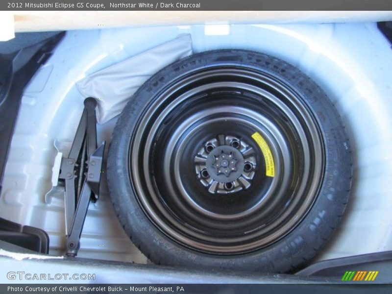 Northstar White / Dark Charcoal 2012 Mitsubishi Eclipse GS Coupe