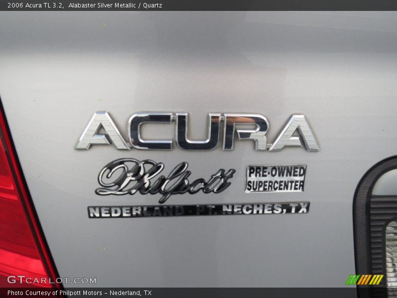 Alabaster Silver Metallic / Quartz 2006 Acura TL 3.2