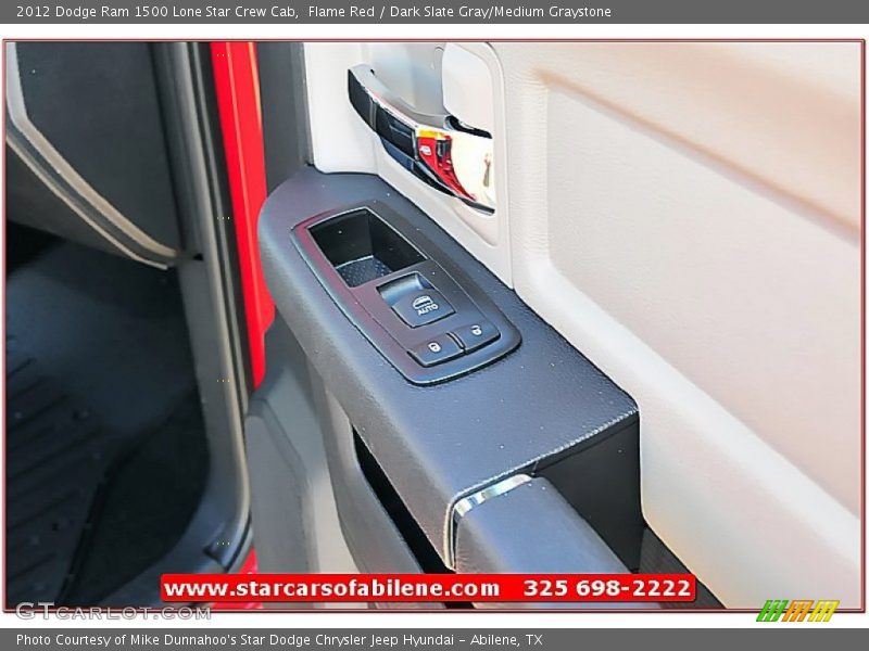 Flame Red / Dark Slate Gray/Medium Graystone 2012 Dodge Ram 1500 Lone Star Crew Cab