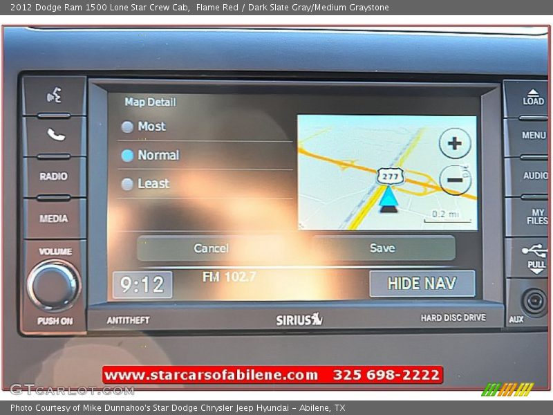 Flame Red / Dark Slate Gray/Medium Graystone 2012 Dodge Ram 1500 Lone Star Crew Cab