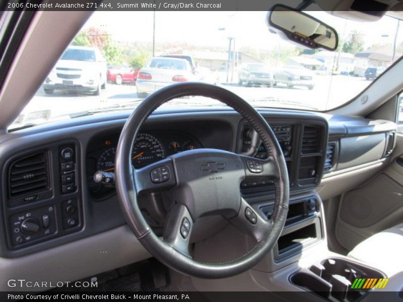 Summit White / Gray/Dark Charcoal 2006 Chevrolet Avalanche Z71 4x4