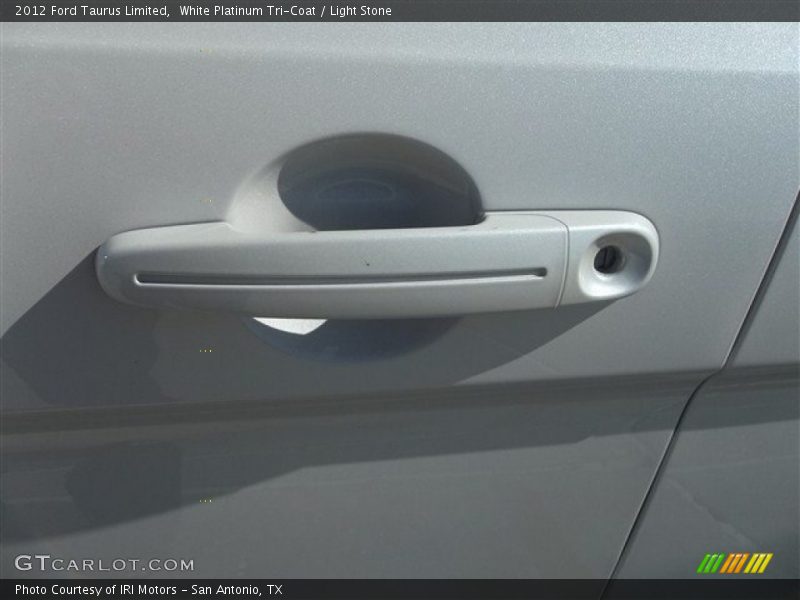White Platinum Tri-Coat / Light Stone 2012 Ford Taurus Limited