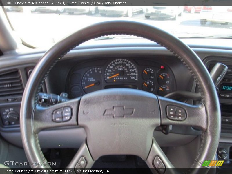Summit White / Gray/Dark Charcoal 2006 Chevrolet Avalanche Z71 4x4