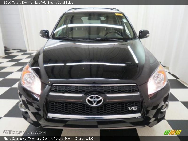 Black / Sand Beige 2010 Toyota RAV4 Limited V6