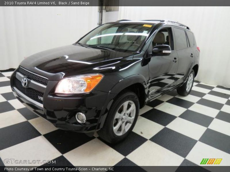Black / Sand Beige 2010 Toyota RAV4 Limited V6