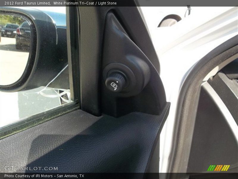 White Platinum Tri-Coat / Light Stone 2012 Ford Taurus Limited