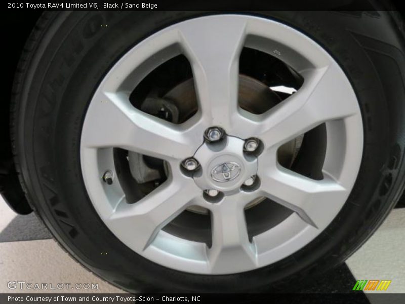 Black / Sand Beige 2010 Toyota RAV4 Limited V6