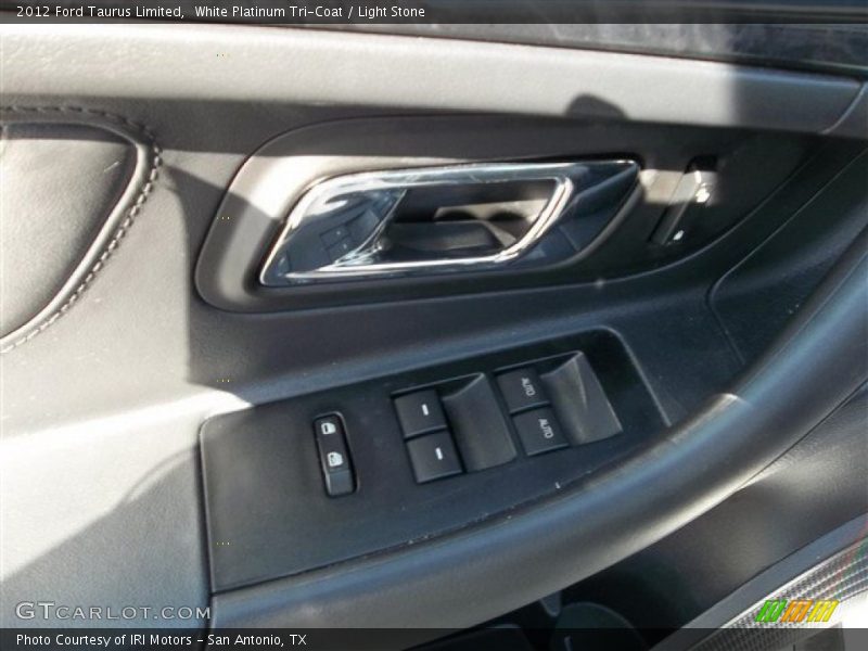 White Platinum Tri-Coat / Light Stone 2012 Ford Taurus Limited