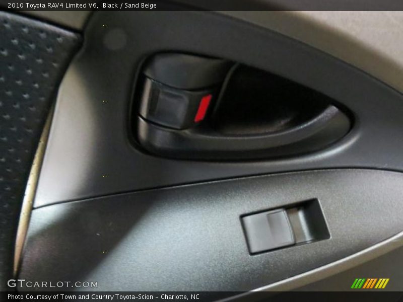 Black / Sand Beige 2010 Toyota RAV4 Limited V6