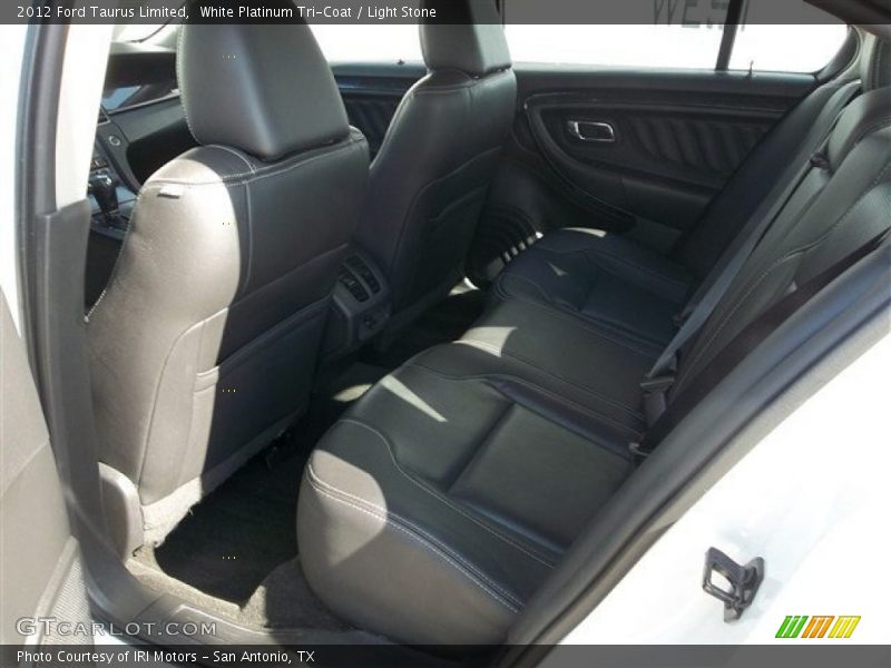 White Platinum Tri-Coat / Light Stone 2012 Ford Taurus Limited