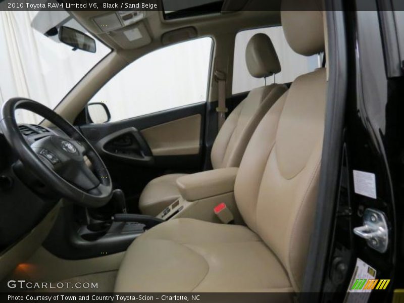 Black / Sand Beige 2010 Toyota RAV4 Limited V6