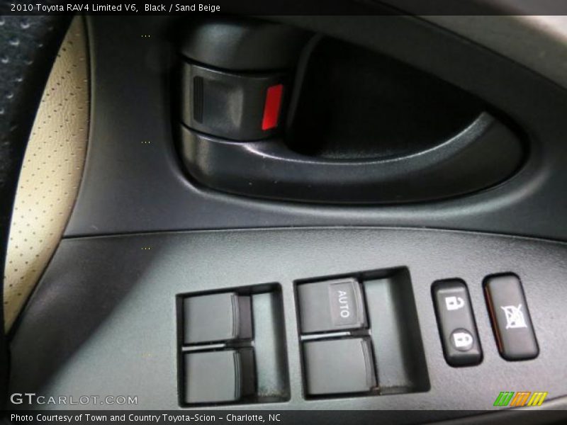 Black / Sand Beige 2010 Toyota RAV4 Limited V6