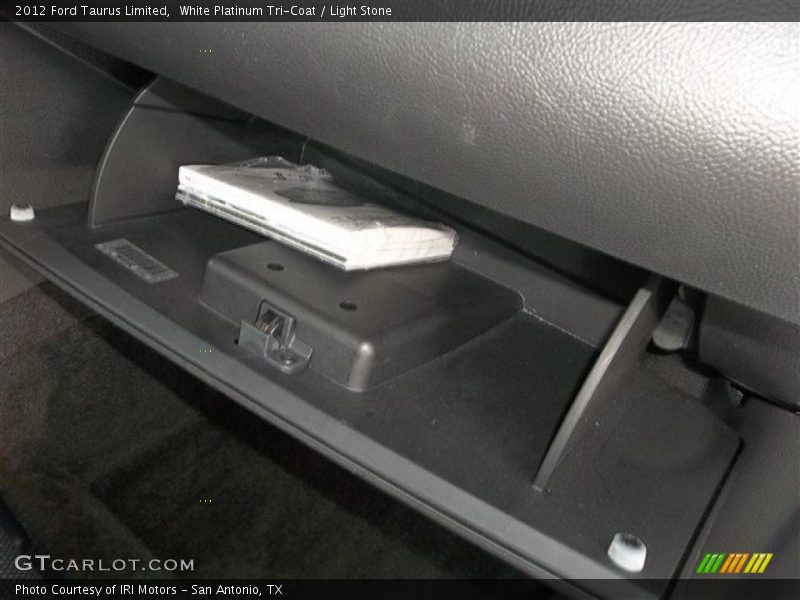 White Platinum Tri-Coat / Light Stone 2012 Ford Taurus Limited