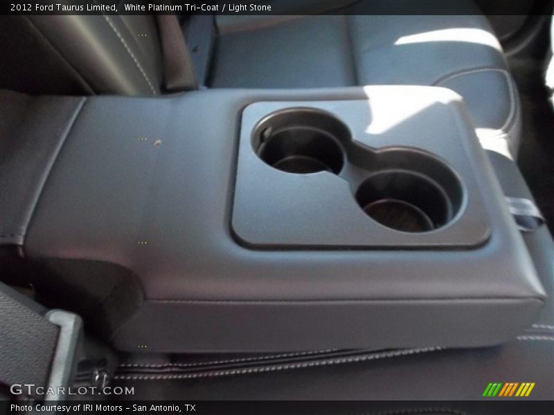 White Platinum Tri-Coat / Light Stone 2012 Ford Taurus Limited